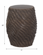 Deweyholm Brown Garden Stool 20"(in)