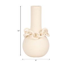 Orionland Ivory Vase 16"(in)