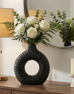 Cantongate Black Vase 12"(in)