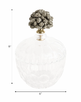 Rexrose Clear Jar 8"(in)