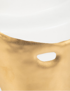 Junerose White Vase 10" (in)