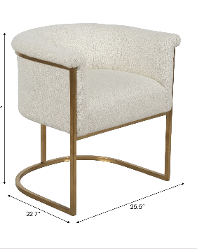 Lucasbeach Ivory Chair 28"(in)