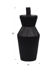 Wrenton Black Vase 20"(in)