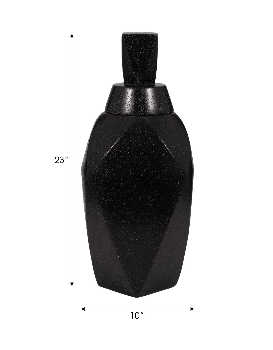 Haltonworth Black Vase 23"(in)