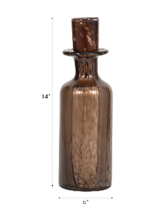 Kanevale Brown Glass Vase 15 (in)