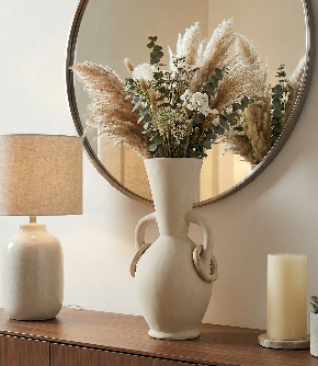 Elliotwell Ivory Vase 18" (in)