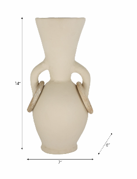 Elliotwell Ivory Vase 14"(in)