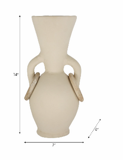 Elliotwell Ivory Vase 14"(in)