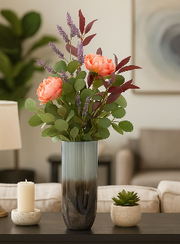 Hartonpark Blue Glass Vase 14" (in)