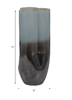 Hartonpark Blue Glass Vase 14" (in)