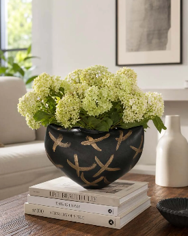 Dorianwell Black Vase 7"(in)
