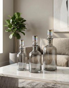 Nortonfield Gray Vases 16" (in) (Set of 3)