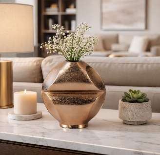 Forbesdale Gold Vase 9"(in)