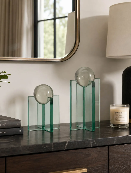 Trentonview Clear Decor 12 (in) (Set of 2)