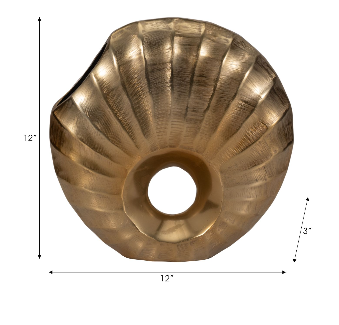 Hackettway Gold Vase 12" (in)