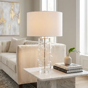 Romanham Clear 30"in Table Lamp