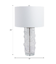 Romanham Clear 30"in Table Lamp