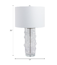 Romanham Clear 30"in Table Lamp