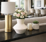 Holcombford White Vase 8"(in)