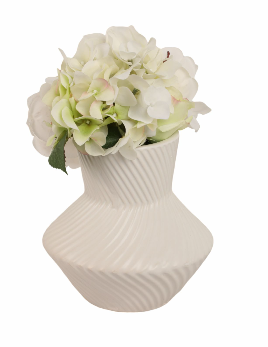 Holcombford White Vase 8"(in)