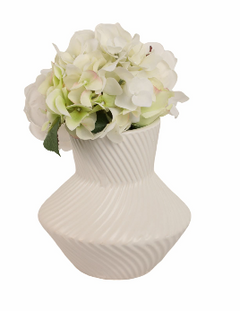 Holcombford White Vase 8"(in)