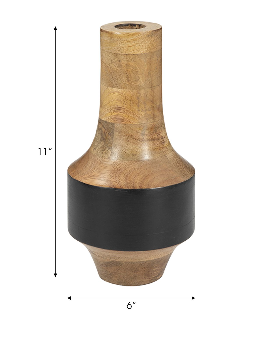 Bowenfield Brown Vase 11"(in)
