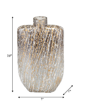 Stonewood Ivory Glass Vase 10"(in)