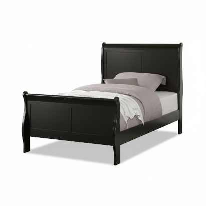 Louis Philippe Sleigh Bed