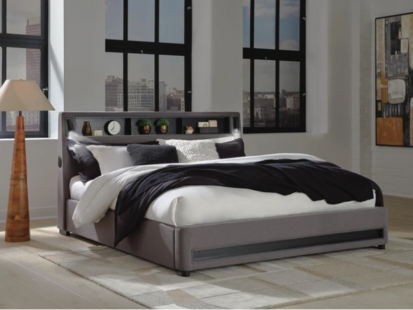 Cayberry Queen Upholstered Bed