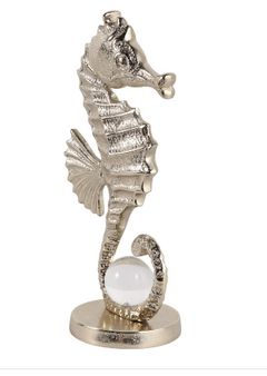 Penza Seahorse Statue Sphere 8"