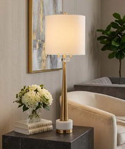 36" Genoa Gold Table Lamp