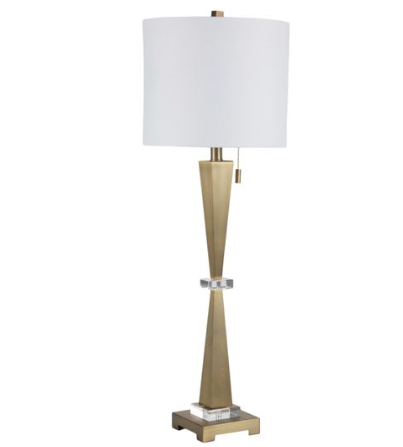 35" Taranto Gold Table Lamp