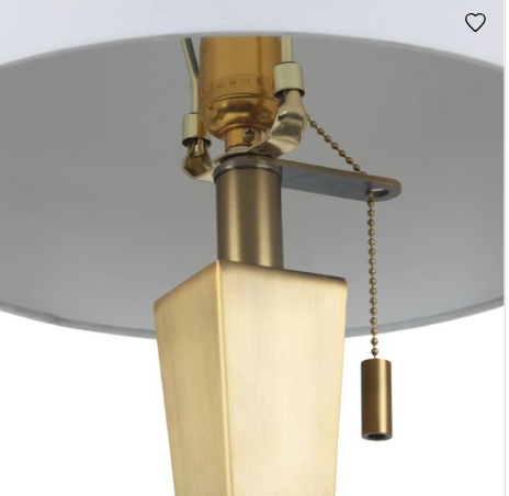 35" Taranto Gold Table Lamp