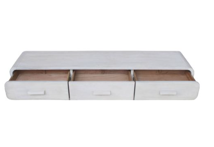 Blantonstone White Console 71"