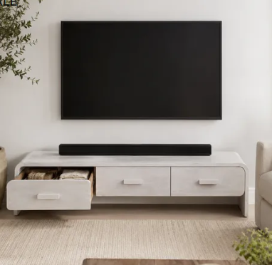 Blantonstone White Console 71"