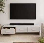 Blantonstone White Console 71"