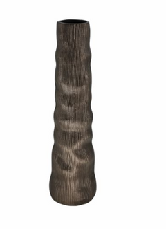 27" Sitka Large Metal Vase Bronze