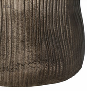 27" Sitka Large Metal Vase Bronze