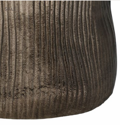 27" Sitka Large Metal Vase Bronze
