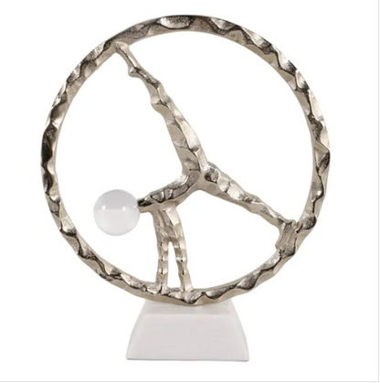 Soltsy Acrobat Man With Base 14"