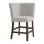 Seneca 8PC Counter Height Dining Set in Brown-Table, Four Chairs and Complete Bench