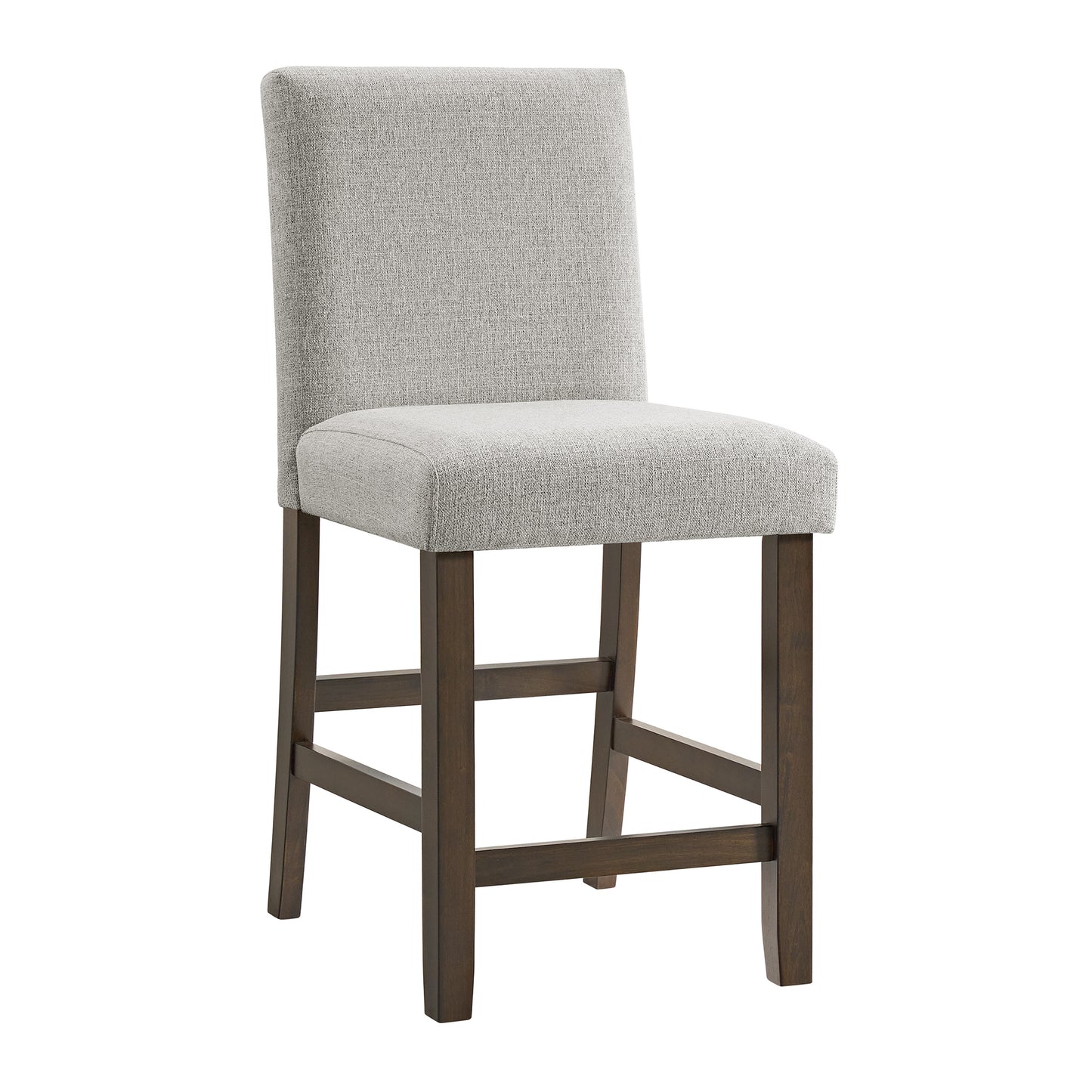 Seneca 8PC Counter Height Dining Set in Brown-Table, Four Chairs and Complete Bench