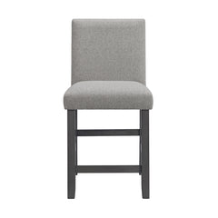 Seneca Counter Side Chair with Grey Fabric in Grey (2 Per Carton)