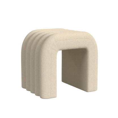 Seqouia Bench With 2 Stools in Ching Cream