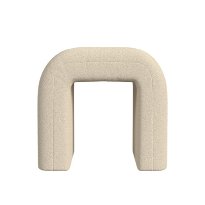 Seqouia Bench With 2 Stools in Ching Cream