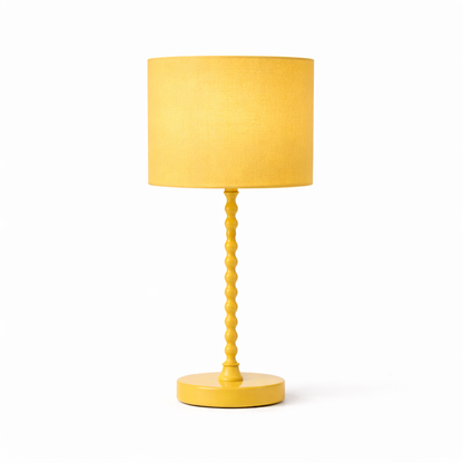 Lámpara de mesa Sereno Ocre y Oro