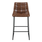 Seth ( QSD6099-5B) 30" Distressed Cappuccino Bar Stool (2 Per Carton)
