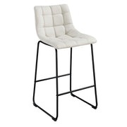 Seth ( QSD6099-5B) 30" Linen White Bar Stool (2 Per Carton)
