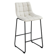 Seth ( QSD6099-5B) 30" Linen White Bar Stool (2 Per Carton)