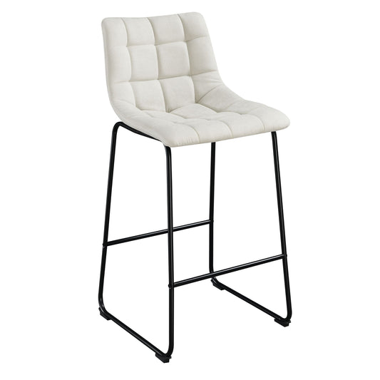 Seth ( QSD6099-5B) 30" Linen White Bar Stool (2 Per Carton)